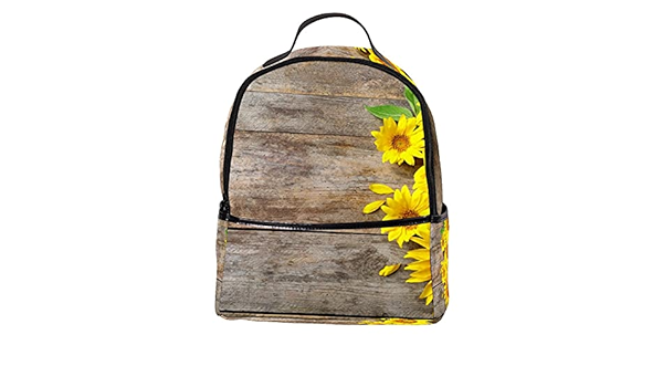 yellow flower backpack