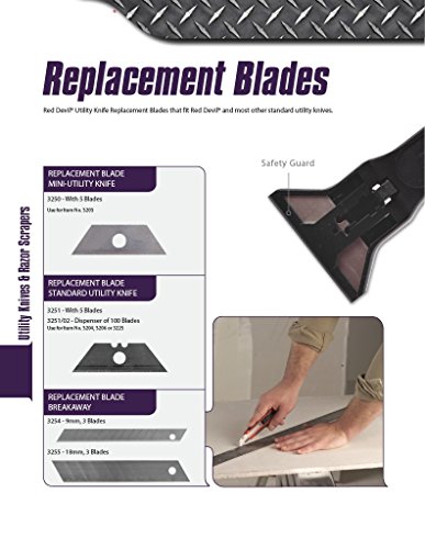Red Devil #3223 Window Scraper with Retractable Blade - //medicalbooks.filipinodoctors.org