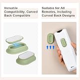 WALLFID Silicone Magnetic Remote Control Holder 2 Pack - Black view 3
