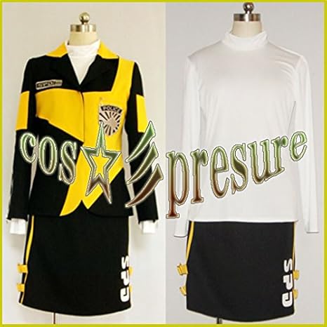 Amazon 2508 Cos Presure 特捜戦隊デカレンジャー デカイエロー礼紋茉莉花 風 彡コスプレ衣装 コスプレ 仮装 通販