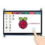 ELECROW HDMI TFT LCD Display Monitor 7 Inch 1024X600 HD Screen with Touch Function for Raspberry Pi B+/2B Raspberry Pi 3B