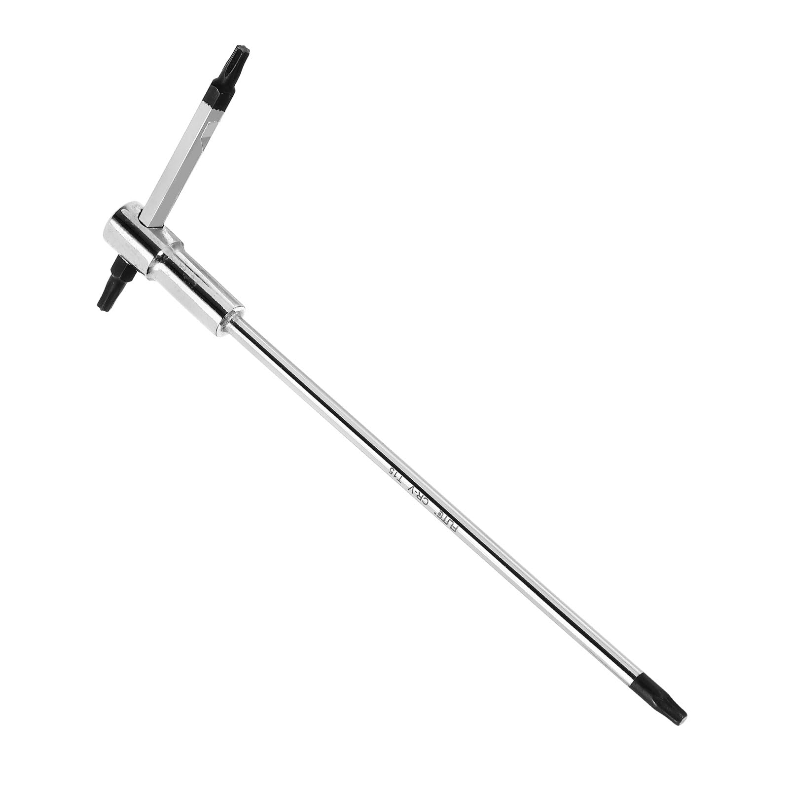 CoCud T-Handle Torx Wrench, T15 Star, CR-V Steel Sliding Handle Key Wrench with Speed Sleeves - (Applications: for T or L Handle Driver), 1-Piece