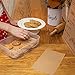 Mama's Great Heavy Duty Unbleached Parchment Paper Sheets (100 Pre-Cut, 12x16 Inches) for Half Sheet Pans. Double-Sided Silicone Coated Baking Paper. Great Cookie Sheet Liner.