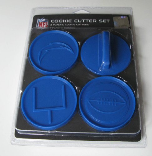 NFL San Diego Chargers Officially Licensed Set of Cookie Cutters