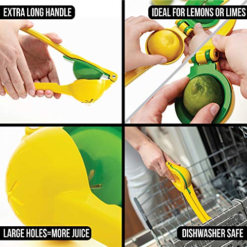 Gorilla Grip Premium Lemon Lime Citrus Squeezer, Patent Pending Design
