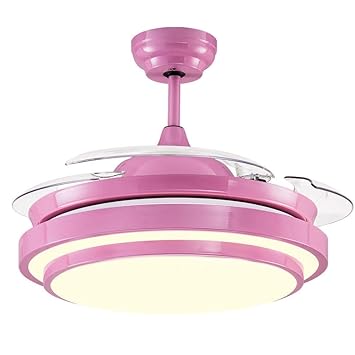 Amazon Com Laz Invisible Ceiling Fan Lamp Luxury Fan Chandelier