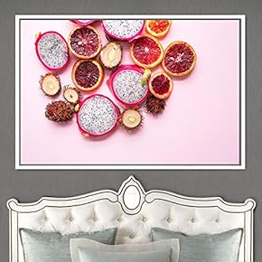 signwin Framed Canvas Wall Art Fruity Citrus Colorful...