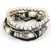 Susenstone®1 Set 7Pcs Boho Wholesale Multilayer Acrylic Beads Beach Bracelet