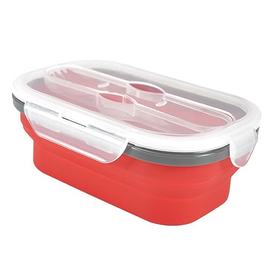 AOLVO - Recipiente de Silicona de Grado alimentario Plegable ...