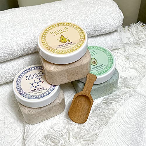 Ultra Exfoliating & Cleanse Body Scrub Gift Set, 3 Pack Natural Dead