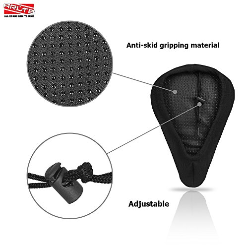 image for Arltb Gel Bike Seat Cover Bicycle Saddle Cover Silicone Gel Pad Seat S