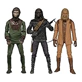 Planet of the Apes Series 1 Action Figures Set of 3