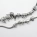 iloveDIYbeads 100g (about 75pcs) Mixed Antique Tibetan Silver Bail Tube Beads,Spacer Bead，Bail beads，Bead Hanger Fit Charm European Bracelet Pendant (M027)