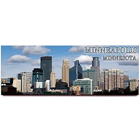 Minneapolis panorámica imán para nevera Souvenir de viaje de ...