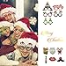2020 Christmas Party Photo Booth DIY Props On A Stick Kit,Pack of 47 Pcs,Selfie Prop for New Year