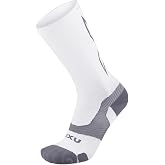 2XU Unisex Vect Crew Socks - Moisture-Wicking, Breathable, and Supportive Athletic Socks