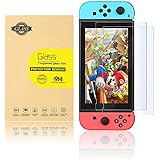 Leandro Screen Protector Tempered Glass 2-pack for Nintendo Switch, 9H Hardness HD,Anti Glare, Easy to Install, Bubbles Free