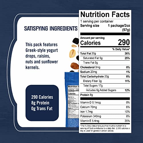 Kar’s Nut 'N Yogurt Trail Mix, 2 oz Individual Snack Packs Bulk Pack