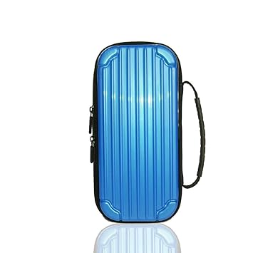 ACHICOO Storage Hard Case Console Carrying Bag Portable Travel Cover for Nintend sw/Itch Blue