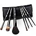 Makeup Brush Set Premium Cosmetic Brushes Foundation Blending Beginner Blush Eyeliner Face Powder Brush Makeup Brush Kit with Foldable Soft PU Bag 7pcs Gift for Girl Women Wife