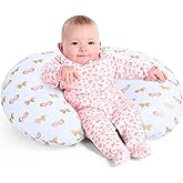 Little Grape Land Nursing Pillow, Breastfeeding Pillows for Mom with Removable Cover and Breathable Filling, Feeding Support Pillow for 0-16 Months, Multifunctional Support Cushion, Butterfly