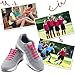 HOMAR No Tie Shoelaces for Kids and Adults Stretch Silicone Elastic No Tie Shoe Laces