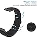 Shangpule Bands Compatible for Fitbit Versa/Versa Lite/Versa SE/Versa 2, Woven Nylon Sport Watch Replacement Band Bracelet Strap Breathable Loop Fastener Adjustable Wristbands Women Men
