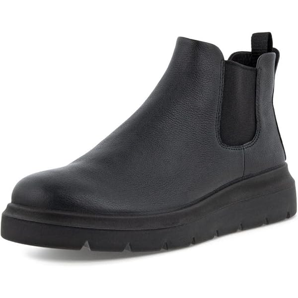 ECCO NOUVELLE MID PUFF LEA BOOTS ブラック ECCO NOUVELLE MID PUFF LEA BOOTS ブラック Ecco Nouvelle Mid Zip