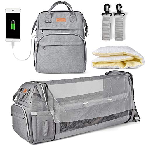 diaper bolsa backpack with bed