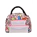 Chrysansmile Insulated Lunch Box for Women Small Lunch Bag Travel Cooler Bag Reusable Cute Lunch Tote for Work Picnic