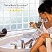 Back Scrubber for Shower - Bath Brush - Long Handled Curved Wooden Back Brush by Rengöra. for Men and Women - Best for Exfoliating, Dry Brushing and Back Scratching
