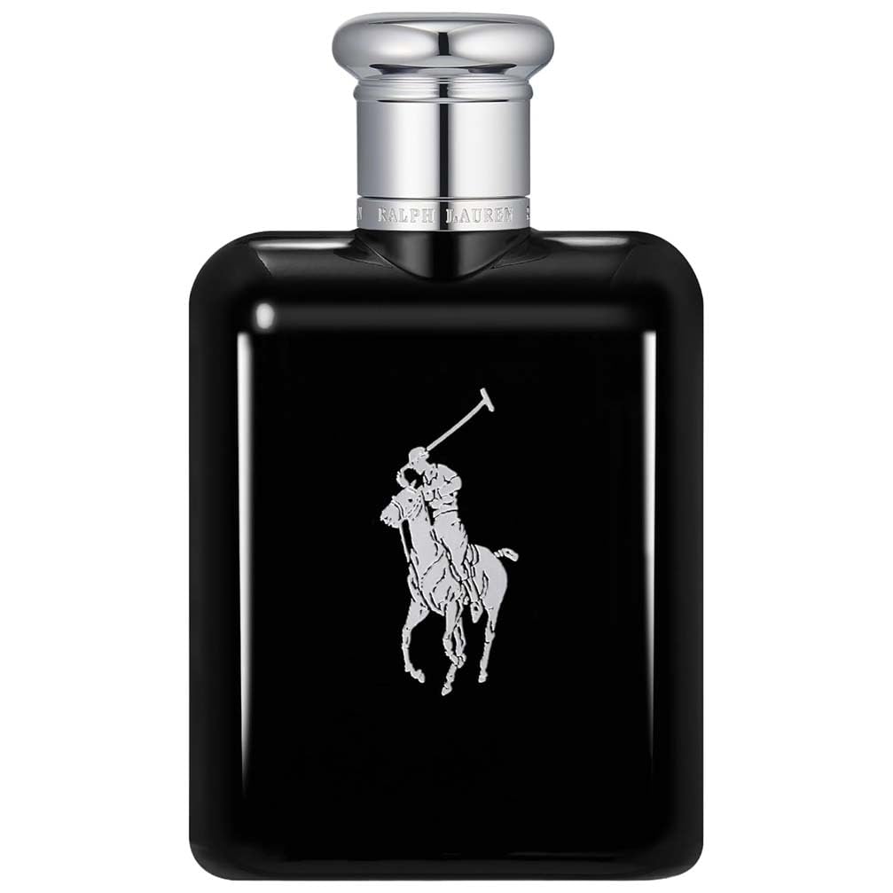 Ralph Lauren Polo Black Eau de Toilette, Men's Aftershave, Woody Aromatic Crisp Masculine Scent, Medium Intensity, Lasting Wear, Luxury Perfume for Men, 75ml