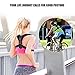 (2021New) Posture Corrector for Women Men - Posture Brace Adjustable Back Straightener, Comfortable Upper Clavicle Support Device for Thoracic Kyphosis and Back Pain Relief (New (26-48))