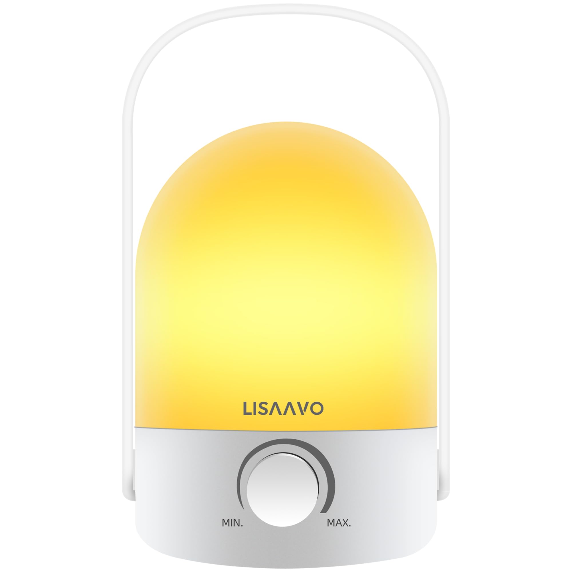 LISAAVO Night Light, Portable Dimmable Bedside Lamp, with 2 Light Colors Touch for Changing Colors, for Bedroom, Living Room, and Travel — image 1