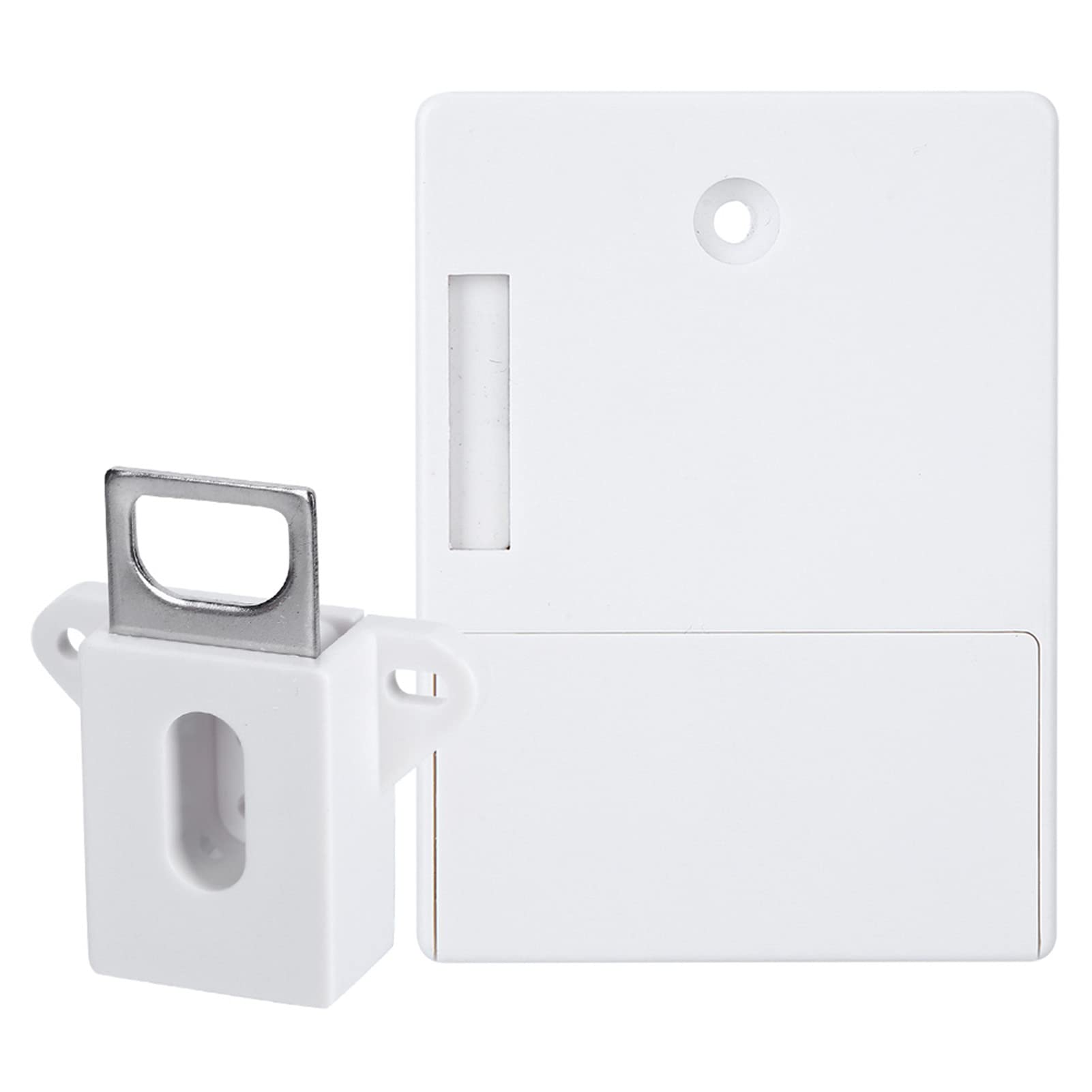 125KHz Smart Cabinet Lock, Electronic RFID Card Opening for Wardrobe Sauna Libraries, Factories And Offices Locker - No Drill (White)