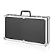 IKAYAA Aluminum Framed Hard Locking Pistol Gun Case Handgun Revolver Carry Storage Box with 2 Combination Lock