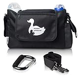 Top Rated Stroller Organizer Bag With Bonus Large Hook - Universal Fit to Any Stroller, Top Quality Bag with Adjustable Velcro Straps, Cool Smart Design for All Baby Accessories 