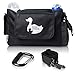 Top Rated Stroller Organizer Bag With Bonus Large Hook - Universal Fit to Any Stroller, Top Quality Bag with Adjustable Velcro Straps, Cool Smart Design for All Baby Accessories 