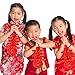 JOVITEC 10 Pieces 11.8 Inches Chinese Red Plastic Paper Lantern Red Hanging Lantern Decoration for Chinese Spring Festival