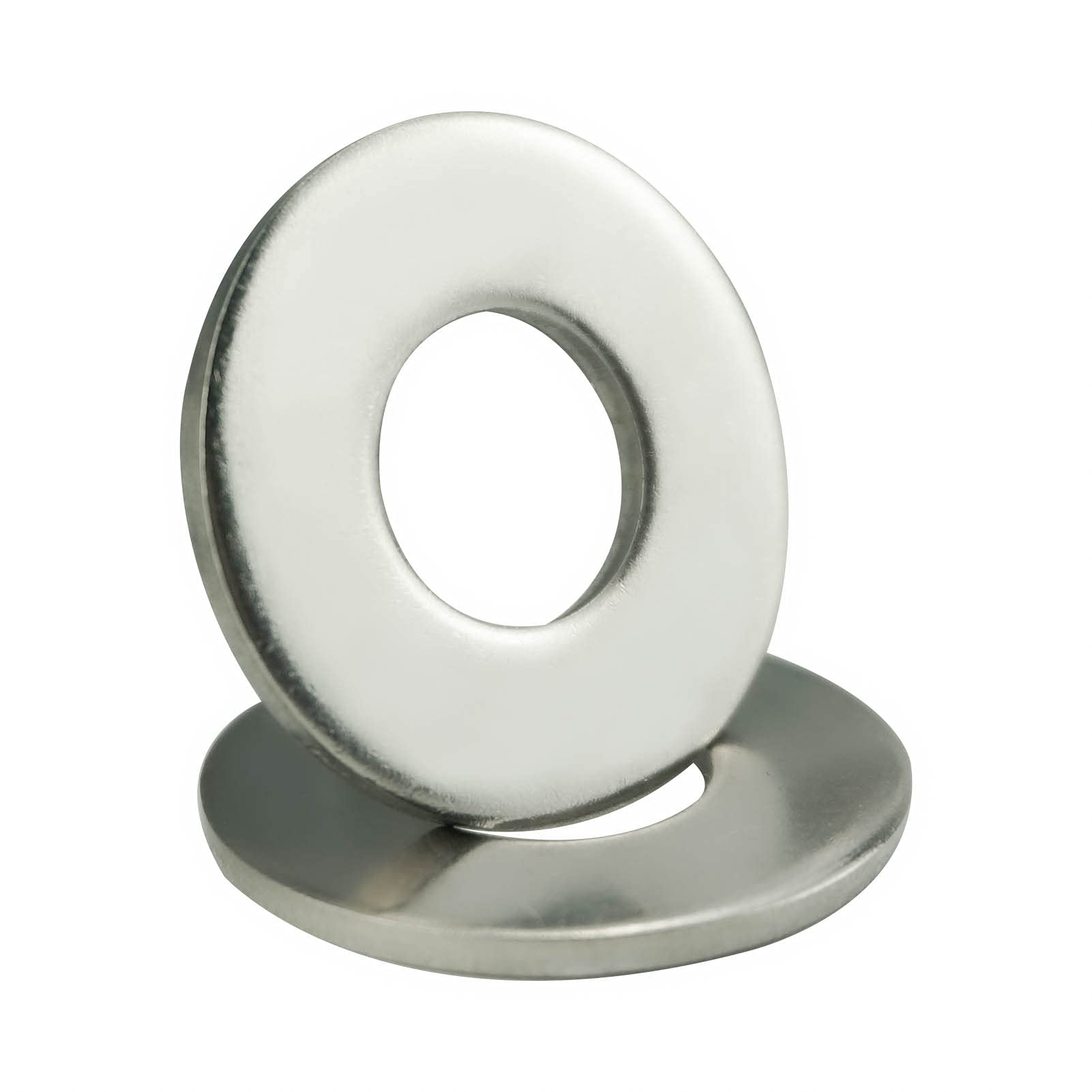 M12 Washers, M12 x 30mm Penny Washers, MeHurr (Pack of 20) A2 304 Stainless Steel Washer, MeHurr Flat Repair Washe, Large Metal Plain Round Chrome for Screws & Bolts — image 1