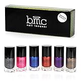 BMC Metallic Color Nail Stamping Lacquers - Creative Art Polish Collection:Set 3