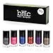 BMC Metallic Color Nail Stamping Lacquers - Creative Art Polish Collection:Set 3