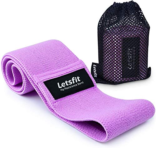 Letsfit Resistance Bands for Legs and Butts, Exercise Booty Bands for Home Fitness, Pilates, Yoga, S - //coolthings.us