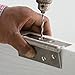 Boao 16 Pieces Stainless Steel Folding Butt Hinges Home Furniture Hardware Door Hinge with 96 Pieces Stainless Steel Screws (2 Inch and 3 Inch, Silver)