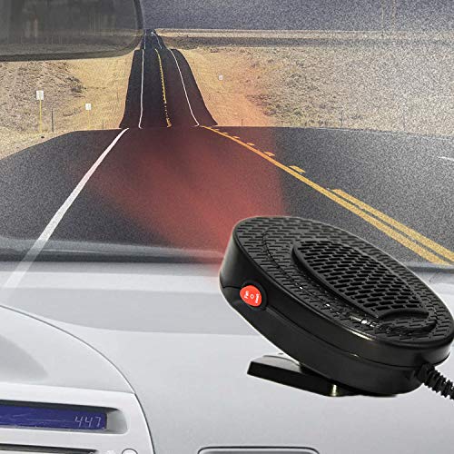 STYLOOC Newest Portable Car Defroster,Car Defogger,Car Heater, 12V Car Fan Car Air Purifier Function - 60 Seconds Fast Heating Easy Snow Removal,Removes Dust, Cigarette Smoke, Bad Odors - Thumbnail 4