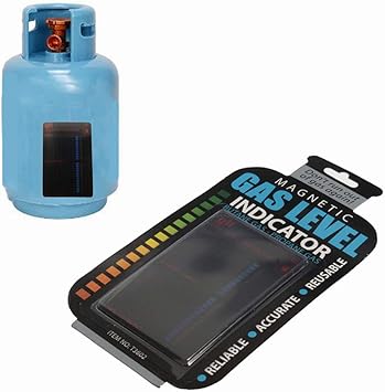 HELEISH Herramienta magnética del cilindro de gas Indicador ...