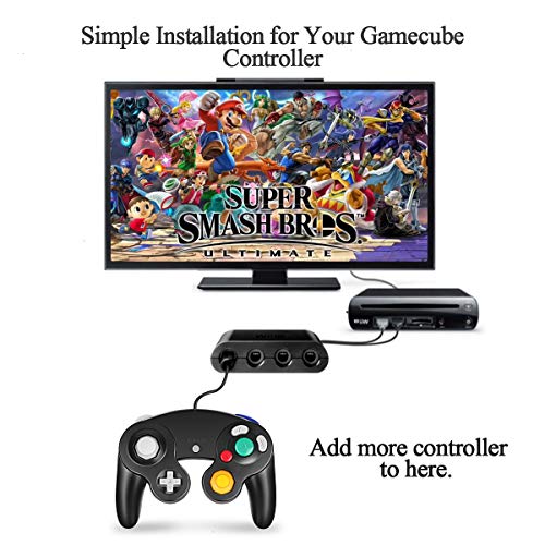 3 Gamecube+Controller+Compatible+Nintendo+Black