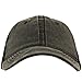 Unisex Distressed Low Profile Trucker Mesh Summer Baseball Sun Cap Hat Black