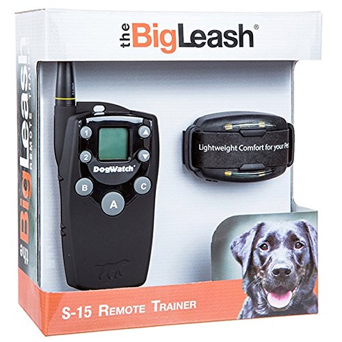 The BigLeash S-15 Remote Dog Training Collar with FireFly Nightlight and "In-Touch" Two Way Communication by DogWatch