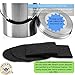 Gold Star Kitchens - Kitchen Compost Bin - Countertop Pail Bucket Container with Lid - Indoor Counter Caddy Bins - Small Food Waste Composter - Surgical Grade Stainless Steel Scrap Trash Can - 1.3 Gal